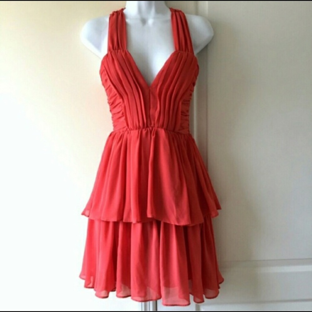 SALE!!! H&M Ruffled V-neck Dress